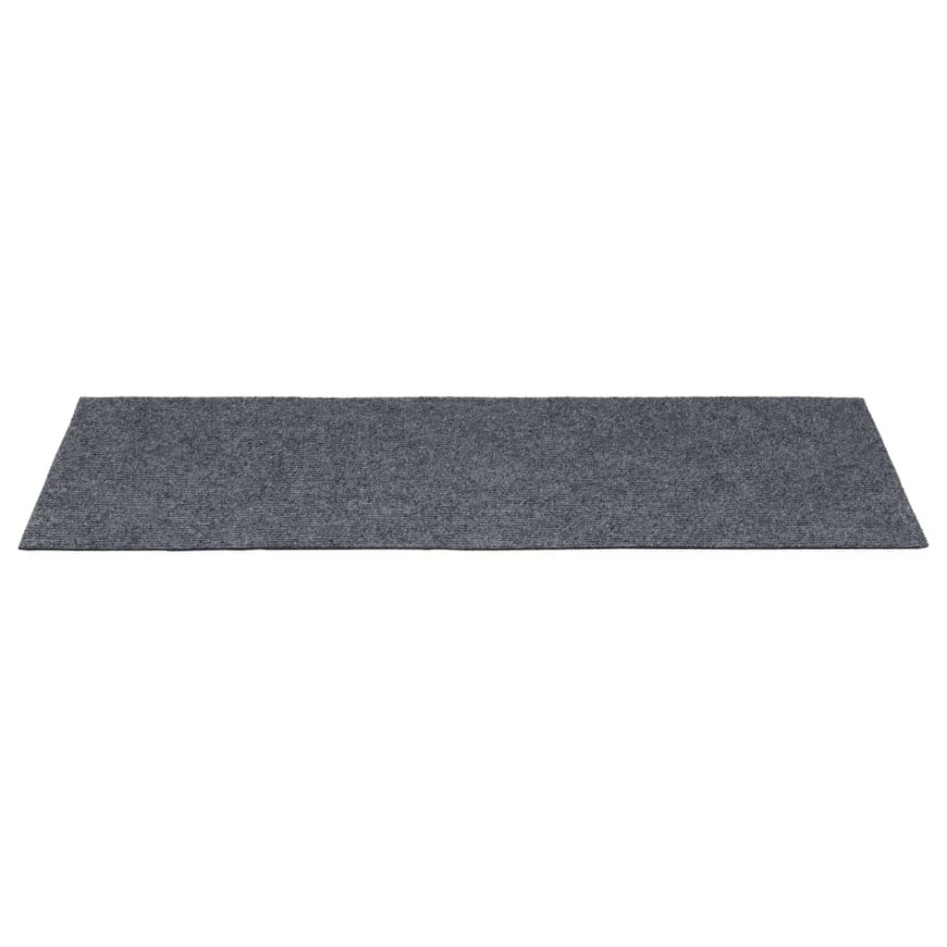 Alfombrilla autoadhesiva escalera 15 uds gris claro 60x25