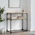 Mesa consola madera de ingeniería roble Sonoma 75x35,5x75
