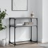Mesa consola madera de ingeniería gris Sonoma 75x35,5x75