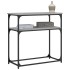 Mesa consola madera de ingeniería gris Sonoma 75x35,5x75