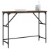 Mesa consola madera de ingeniería marrón roble 100x32x75