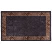 Alfombra lavable antideslizante negro y dorado 120x180 cm
