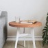 Tablero redondo de madera maciza de haya Ø40x2,5