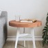 Tablero redondo de madera maciza de haya Ø40x4