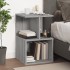 Mesita de noche madera contrachapada gris Sonoma 35x35x55