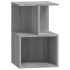 Mesita de noche madera contrachapada gris Sonoma 35x35x55