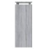 Mesa consola madera contrachapada gris Sonoma 80x30x80
