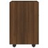 Armario auxiliar con ruedas contrachapado roble 33x38x60
