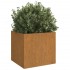 Jardinera de acero corten 42x40x39