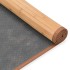 Alfombra de bambú marrón 100x160