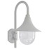 Lámpara de pared de jardín aluminio blanca E27 42