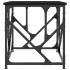 Mesa de centro madera de ingeniería negra 45x45x47,5