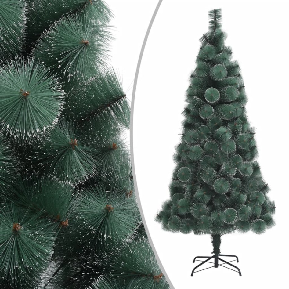 Árbol de Navidad artificial con soporte verde PET 150