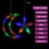 Luces estrella y luna 345 LEDs de colores con control
