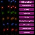 Tiras de luces solares LED 2 uds de colores
