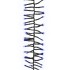 Tira de luces de racimo con 2000 LED PVC azul 17