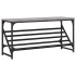 Mueble zapatero madera de ingeniería gris Sonoma 90x30x45