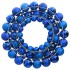 Corona de Navidad poliestireno azul 45