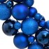 Corona de Navidad poliestireno azul 45