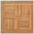 Tablero de mesa cuadrado madera maciza de teca 40x40x2,5