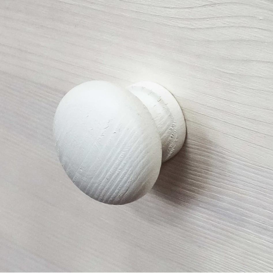 Mesita de noche de madera maciza de pino 43x34x40