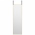 Espejo de puerta cristal y aluminio negro 30x80