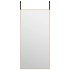 Espejo de puerta cristal y aluminio dorado 40x80