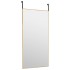 Espejo de puerta cristal y aluminio dorado 40x80