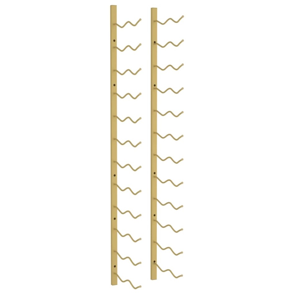 Botellero de pared para 24 botellas hierro