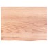 Estante pared madera roble tratada marrón claro 40x30x(2-4)