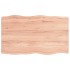 Tablero mesa madera tratada borde natural marrón