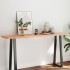 Tablero mesa madera tratada borde natural marrón