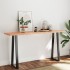Tablero mesa madera tratada borde natural marrón