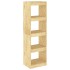 Estantería divisor de espacios madera de pino 40x30x135,5