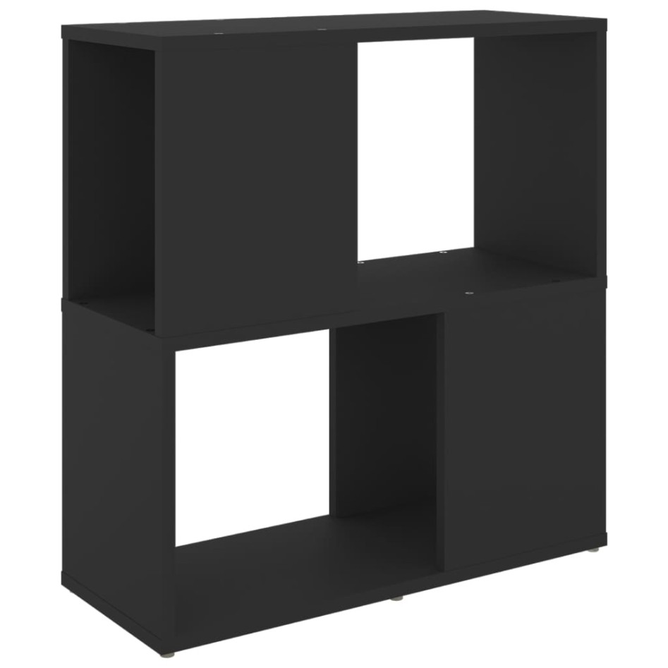 Librería de madera contrachapada negro 60x24x63