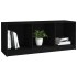 Mueble de TV madera maciza de pino negro 104x33x41