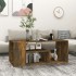 Mesa de centro madera contrachapada roble ahumado 100x50x40