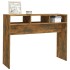 Mesa consola madera contrachapada roble ahumado 105x30x80
