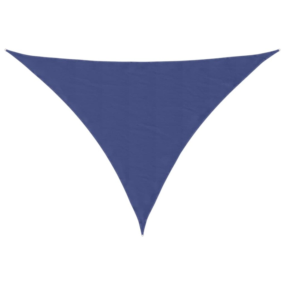 Toldo de vela triangular tela Oxford azul 4x5x5