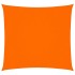 Toldo de vela cuadrado tela Oxford naranja 3,6x3,6