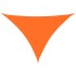 Toldo de vela triangular tela Oxford naranja 5x6x6