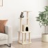 Rascador para gatos con postes de sisal crema 105