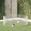 Recinto animales corral 10 paneles hierro galvanizado 54x60 cm
