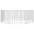 Recinto animales corral 10 paneles hierro galvanizado 54x60