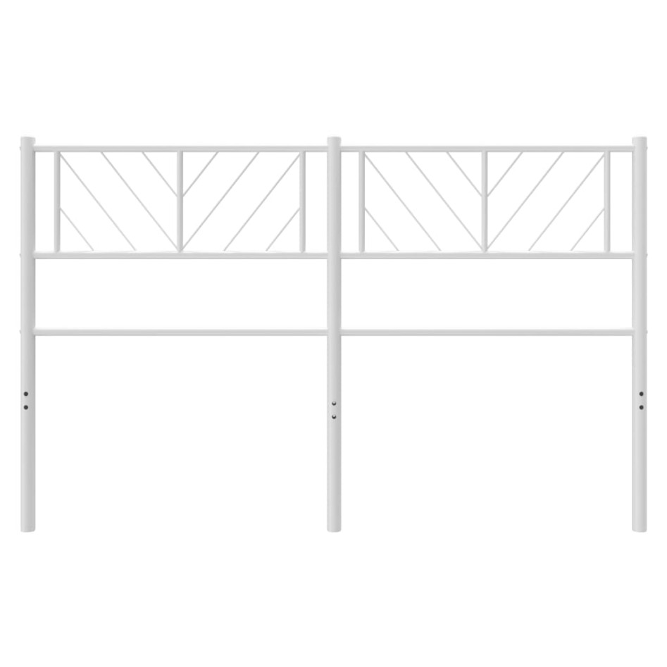 Cabecero de metal blanco 140