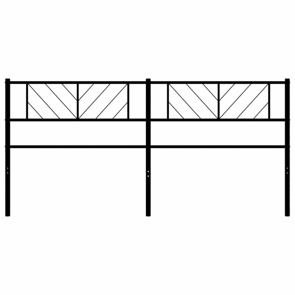 Cabecero de metal negro 193