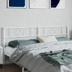 Cabecero de metal blanco 193 cm
