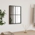 Espejo de pared rectangular de hierro negro 30x40