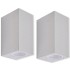 Lámparas de pared de exterior con luz superior e inferior 2
