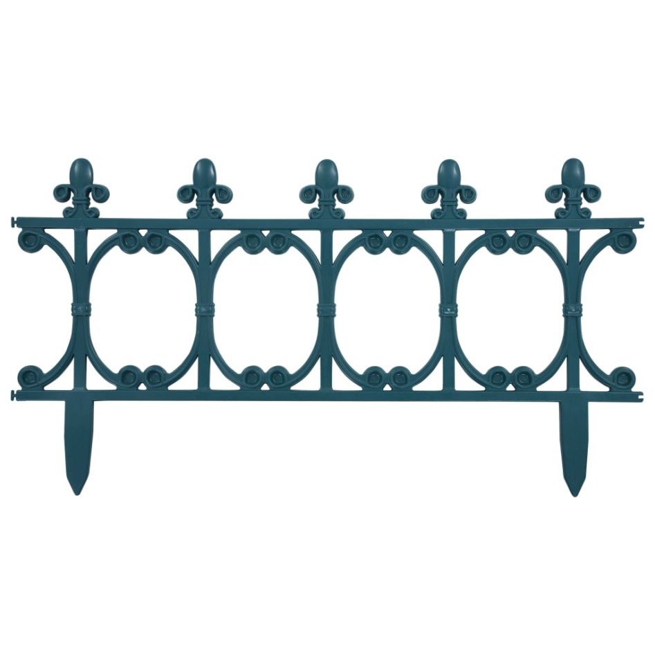 Bordes de jardín 16 unidades PP verde 10